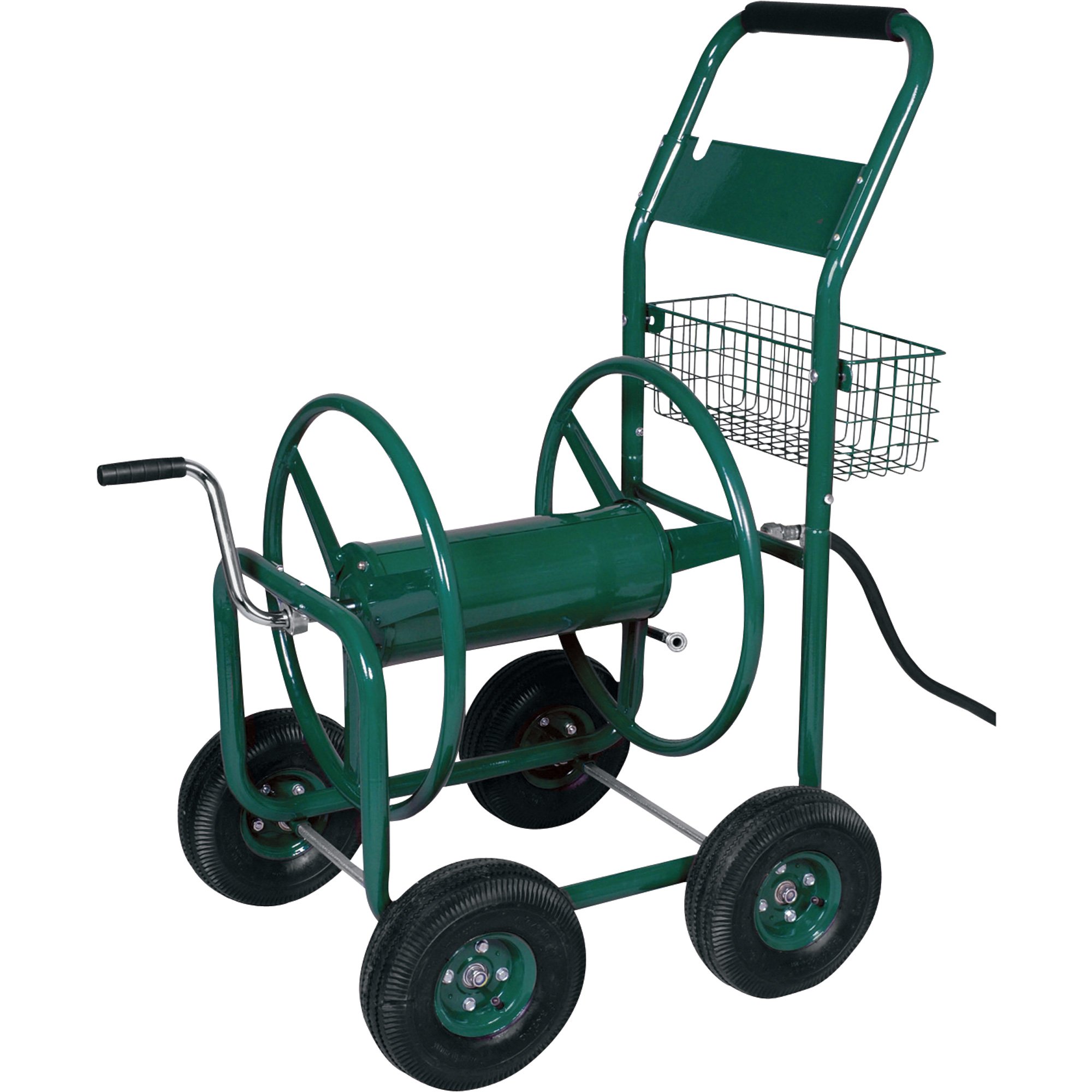 Please see replacement item# 163152. Northern Industrial Garden Hose Reel Cart